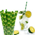 Wholesale Eco Friendly Biodegradable Disposable Bamboo Paper Straws